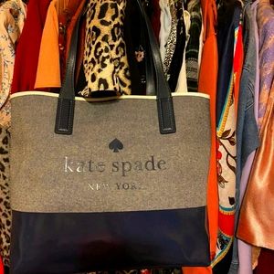 Kate Spade Ash Blue Tote Bag